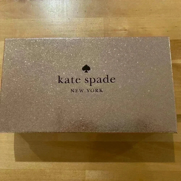 Kate Spade Full Zip Pink Glitter Wallet, NWT (box) - Picture 4 of 9